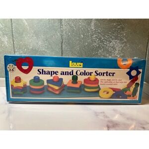 Lauri Shape and Color Sorter Learning Toy LR 2114 Ages 2-5 Skills
